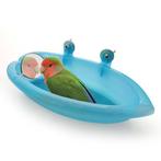 Vogelbadje Kooi Blauw met Spiegel, Verzenden, Nieuw