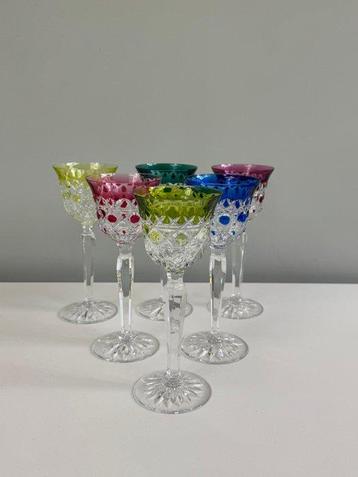 Val Saint Lambert - Verre à eau (6) - Riquewihr - Cristal beschikbaar voor biedingen