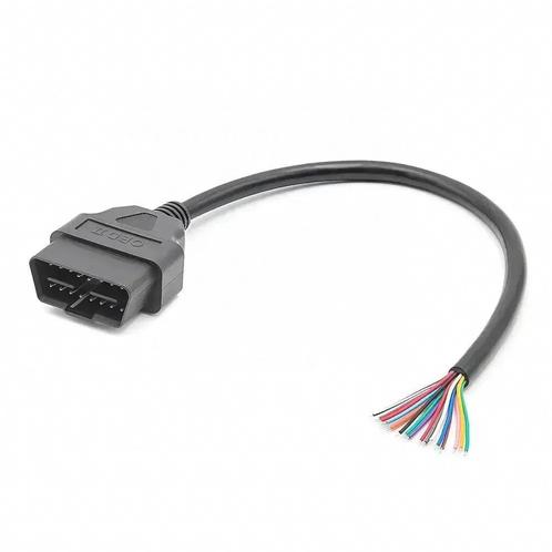 16-pins OBD2 Stekker (Mannetje) met 16 Open Eindkabels – 30, Auto diversen, Autogereedschap, Verzenden