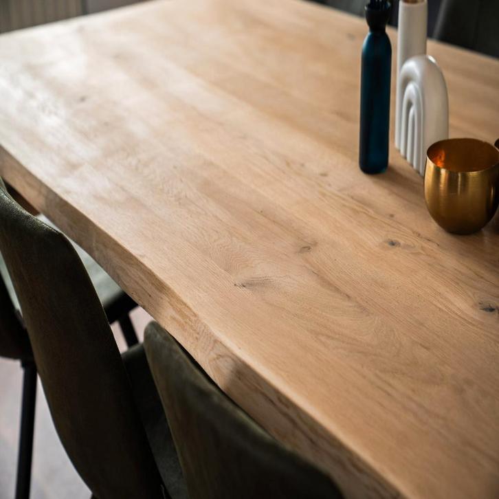 tafel Booomstam massief eikenhout  I, Huis en Inrichting, Tafels | Eettafels