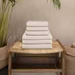 Lot de serviettes de bain premium - crème - 6 pièces | 550, Verzenden