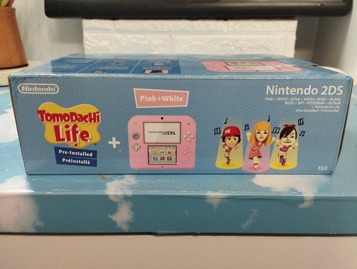 Nintendo - Nintendo 2DS - Nintendo 2DS Pink+White Tomodachi, Games en Spelcomputers, Spelcomputers | Overige Accessoires
