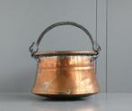 Pan - Antieke Koperen Ketel met Hengsel - Koper, IJzer
