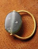 Natuurlijke scarabee-agaat omkeerbare ring - Agaat - Natural, Antiek en Kunst