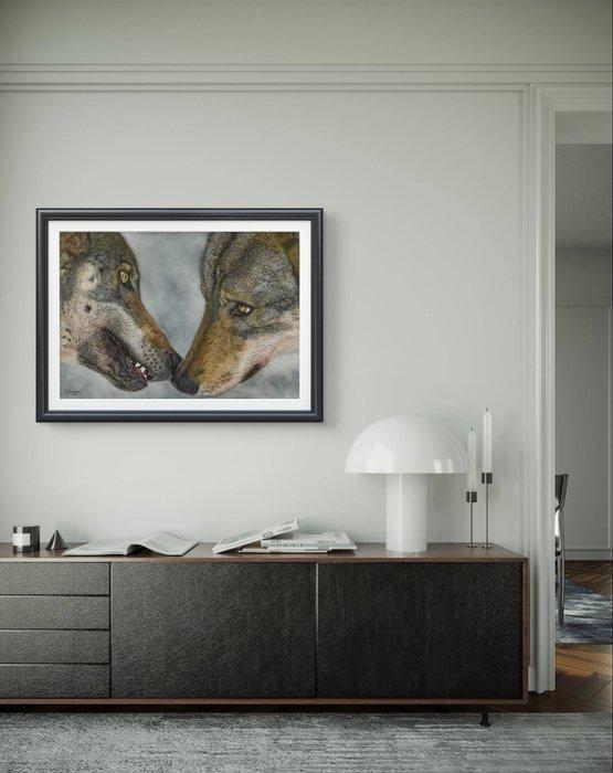 Bettina Nienhaus - Wolves, Antiek en Kunst, Kunst | Designobjecten