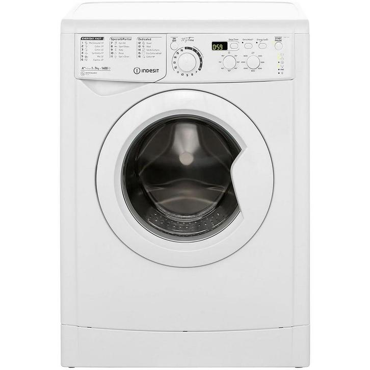 Indesit Ewd71452w Wasmachine 7kg 1400t, Elektronische apparatuur, Wasmachines, Ophalen of Verzenden