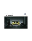 2013 VOLKSWAGEN BEETLE GSR BROCHURE DUITS