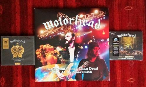 Motörhead - 1 x albums with 4 LPs + 2 x Double CDs -, Cd's en Dvd's, Vinyl Singles