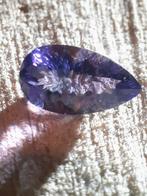 Purple natural nice faceted natural Amethyst 9.75 ct pear, Verzenden