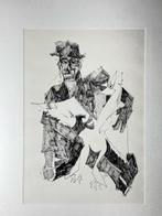 Jean-Marie Planque (1932-1992) - A man in a hat and a