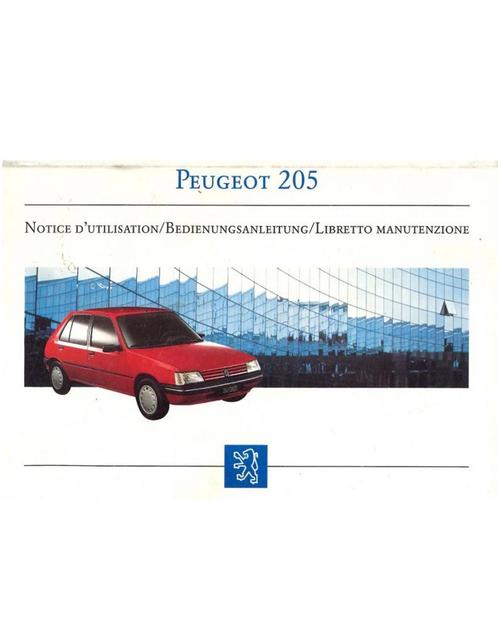 1994 PEUGEOT 205 INSTRUCTIEBOEKJE, Auto diversen, Handleidingen en Instructieboekjes, Ophalen of Verzenden