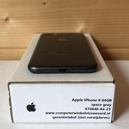 Apple iPhone 8 64GB + nieuwe accu (100%) black simlockvrij +, Télécoms, Téléphonie mobile | Apple iPhone, Enlèvement ou Envoi