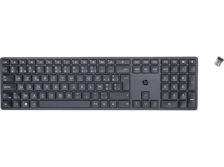 HP - Draadloos toetsenbord - Azerty - Zwart, Computers en Software, Toetsenborden, Draadloos, Azerty, Nieuw, Verzenden