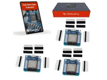 Veiling - 3x ESP32 D1 Mini NodeMCU WiFi Microcontroller (Ard