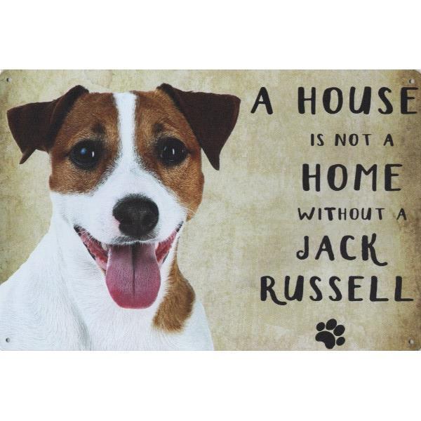 Wandbord - A House Is Not A Home Without A Jack Russell, Dieren en Toebehoren, Honden-accessoires, Nieuw