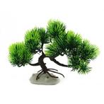Bonsai boom donker- en lichtgroen met gebogen stam OS-222 -, Dieren en Toebehoren, Ophalen of Verzenden, Nieuw, Sierelement