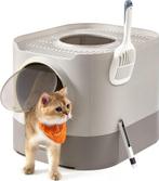 Kattenbak - Busy Cat - XL gesloten - Boveningang - Grijs, Dieren en Toebehoren, Kattenbakken, Ophalen of Verzenden, Nieuw