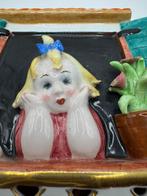 Statue, Madonna met Kind, kind aan raam, en musicerend, Antiek en Kunst