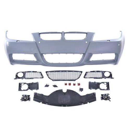 Sportlook Voorbumper + PDC + KS BMW E90 E91 2005-2008 B481, Auto-onderdelen, Carrosserie, Nieuw, BMW, Voor, Bumper