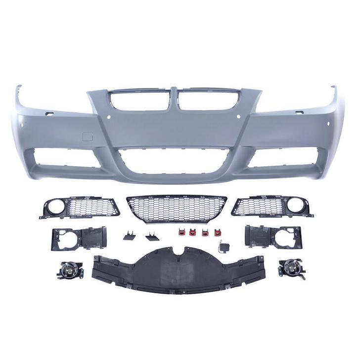 Sportlook Voorbumper + PDC + KS BMW E90 E91 2005-2008 B481, Auto-onderdelen, Carrosserie, Nieuw, BMW, Voor, Bumper