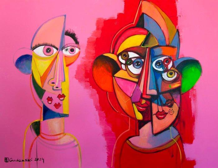 Andrzej Gudaski - Reflection - XL, Antiek en Kunst, Kunst | Designobjecten