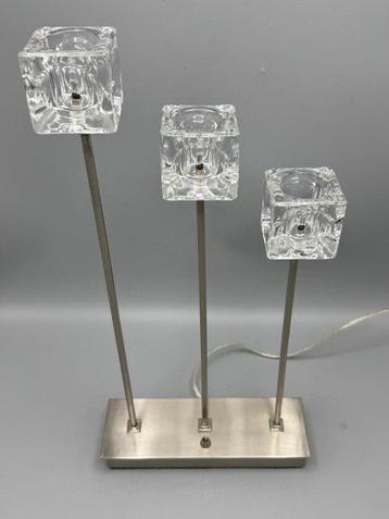 Icecube tafellamp - Lamp - Glas, Metaal