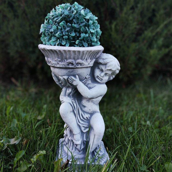 Statue, Angel - 33 cm - Béton, Antiek en Kunst, Curiosa en Brocante