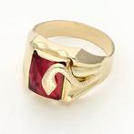 Ring - 18 karaat Geel goud - 2.42ct. tw. Robijn, Nieuw