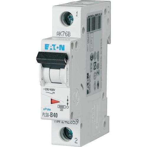 Eaton PLS6 40A Enkelpolige MCB C-Characteristic 6kA - 242685, Doe-het-zelf en Bouw, Elektriciteit en Kabels, Verzenden