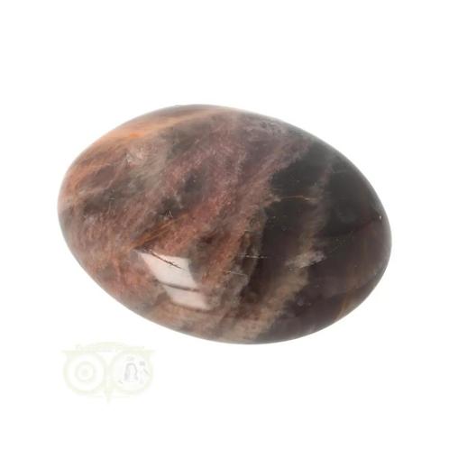 Zwarte Maansteen handsteen  Nr 86 - 46 gram - Madagaskar, Handtassen en Accessoires, Edelstenen, Nieuw, Verzenden