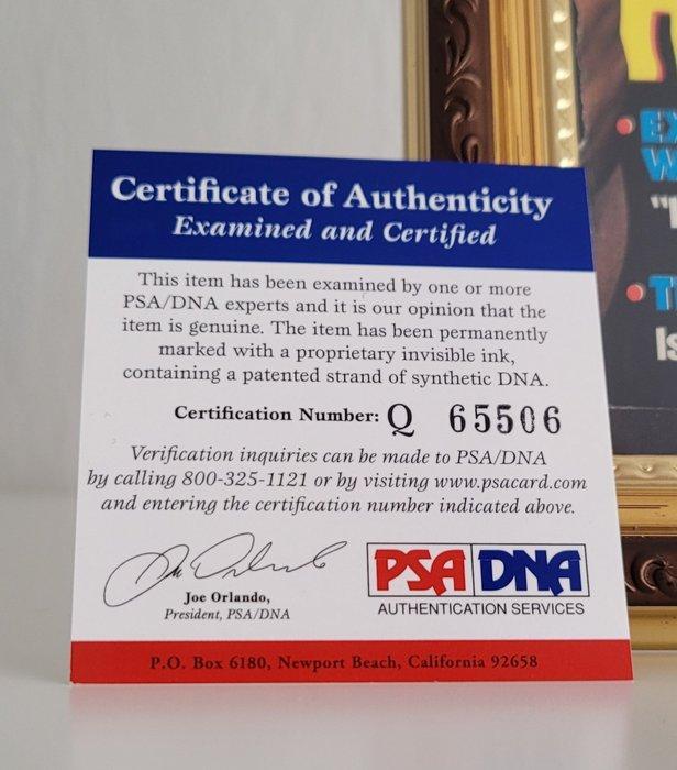 Boxe - Mike Tyson - Foto, Handtekening met COA van PSA, Verzamelen, Overige Verzamelen