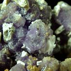 Mooi monster van Coquimbite met Alunogeno en Copiapite