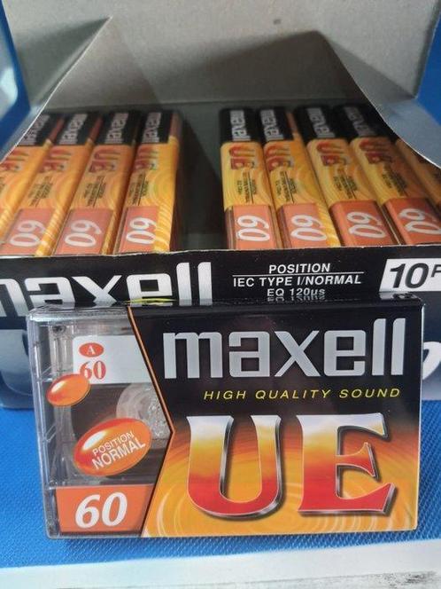 Maxell - NOS Cassettes - Cassette audio - 1990, TV, Hi-fi & Vidéo, Radios