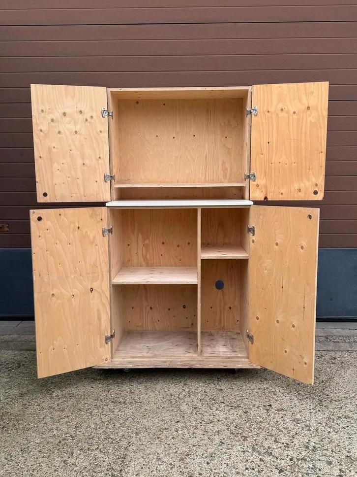 Computerkast voor werkplaats en magazijn met wielen (Huis), Huis en Inrichting, Kasten | Computermeubels, Nieuw, Ophalen of Verzenden