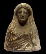 Oud Grieks, Terracotta - Zeer groot votiefprotoom van een