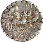 République romaine. C. Naevius Balbus. Denarius serratus 79