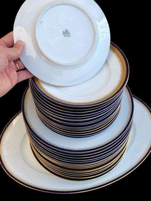 Rosenthal - Leon Follet - Tafelservies (33) - Goud en blauw, Antiek en Kunst, Antiek | Meubels | Tafels