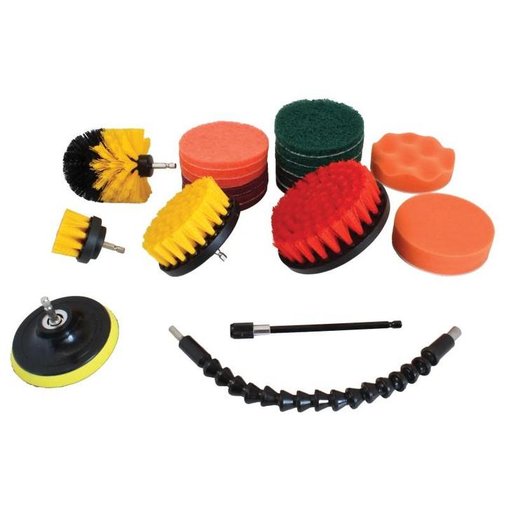 SATRA Borstelset, reinigingsset borstels voor boormachine, s, Auto diversen, Auto-accessoires, Nieuw, Ophalen of Verzenden