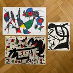 Joan Miro (1893-1983) - Set of three prints (2xlitho,