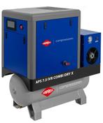 Schroefcompressor APS 7.5 IVR Combi Dry X 10 bar 7.5 pk/5.5, Doe-het-zelf en Bouw, Compressors, Nieuw, Verzenden