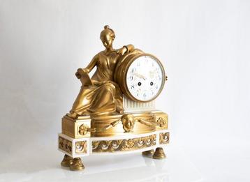 Pendule Lodewijk XVI-stijl - Verguld brons - 1850-1900 -