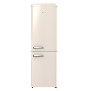 Hisense Retro Rb390n4ryd Koel-vriescombinatie 194cm, Elektronische apparatuur, Koelkasten en IJskasten, Ophalen of Verzenden, Nieuw