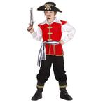 Piratenpak Rood Zwart Jongen, Kinderen en Baby's, Carnavalskleding en Verkleedspullen, Nieuw, Verzenden