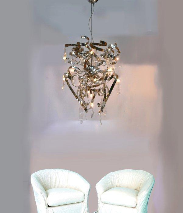modern 80cm - Kroonluchter - Glas, Metaal, Antiek en Kunst, Kunst | Designobjecten