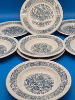 Floraldekor – Speiseteller und Suppenteller im, Antiek en Kunst