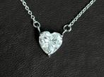 Veiling - Halsketting wit hart briljant, Nieuw