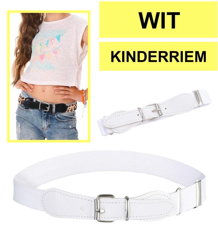 Fako Fashion - Kinderriem Elastisch Oval - Elastische Riem, Vêtements | Femmes, Ceintures, Envoi