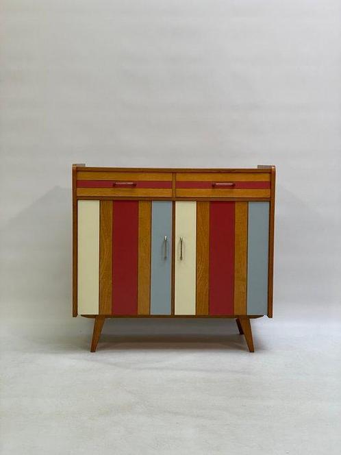 Commode - Vintage schoenenkast - Hout, Antiek en Kunst, Kunst | Designobjecten