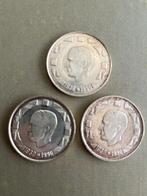 België. 500 Francs 1990 (3 stuks)  (Zonder Minimumprijs), Postzegels en Munten, Munten | Europa | Niet-Euromunten
