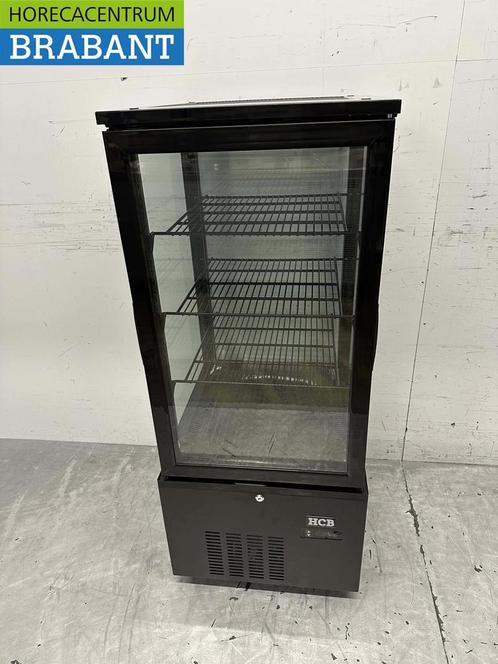 HCB Koelvitrine Gebaksvitrine Zwart 158 liter 230V Horeca, Zakelijke goederen, Horeca | Keukenapparatuur, Ophalen of Verzenden